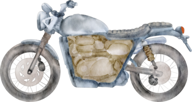 watercolor motocycle element clip art png