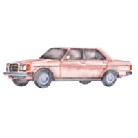 elemento de arte de clip de coche de acuarela png