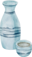 élément d'art clipart de saké png