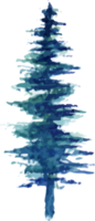 Aquarell Winterbaumlandschaft png