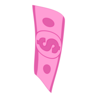 dinero rosa en efectivo png