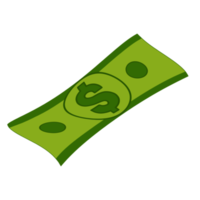 dinheiro em dólar verde png