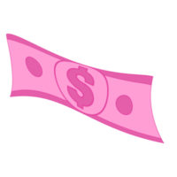 dinero rosa en efectivo png