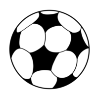 svart och vit fotboll png