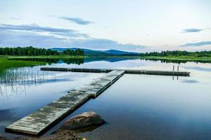 Landscape in summer photo