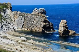 paisaje marino en verano foto