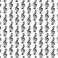 music pattern background template vector