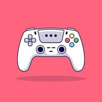 Joystick game cartoon vector icon illustration. Gaming icon isolated flat