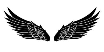 Vector angel wings