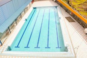 Empty swimming pool photo