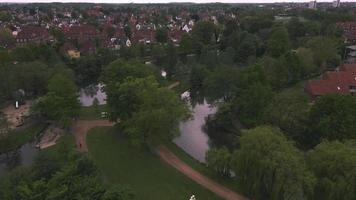 Munke Mose in Odense, Denmark by Drone video