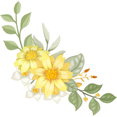 Yellow Watercolor PNG Free Images with Transparent Background - (3,849