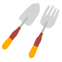 trädgård spade illustration png