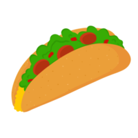 Taco-Hand gezeichnet png
