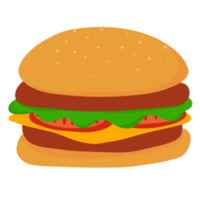 hamburguesa dibujada a mano png