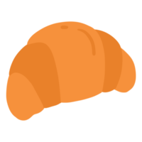 croissant desenhado a mão png