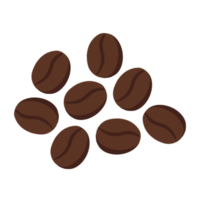 ilustração de grãos de café png