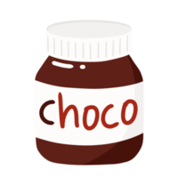 ilustração de geléia de chocolate png
