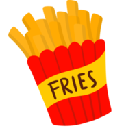 illustration de frites png