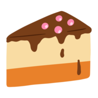 rebanada de pastel ilustración png