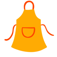 förkläde hand dragen png