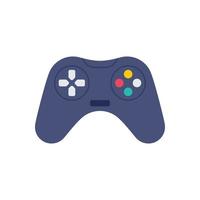 Game controller joystick flat design vector