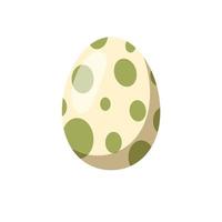 dinosaur egg vector  isolated on white background