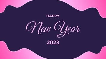 Happy new year 2023 background with  gradient color. Suitable to use on new year event. vector