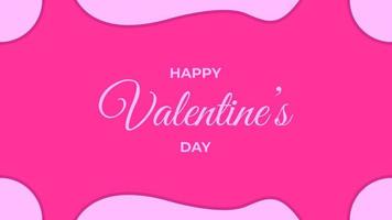 HAPPY VALENTINE'S DAY BANNER DESIGN. SUITABLE TO USE ON VALENTINE'S DAY EVENT vector