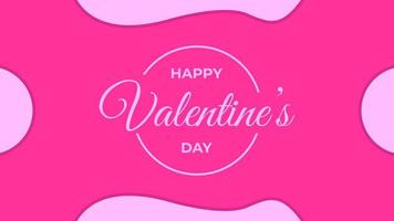 HAPPY VALENTINE'S DAY BANNER DESIGN. SUITABLE TO USE ON VALENTINE'S DAY EVENT vector