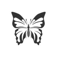 ala artística y cuerpo mariposa imagen gráfico icono logotipo diseño abstracto concepto vector stock. se puede usar como un símbolo relacionado con un animal o un monograma