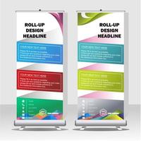 Upright banner that are attractive and suitable for various purpose image graphic icon logo design abstract concept vector stock. Can be used as related equipment for promotion or template