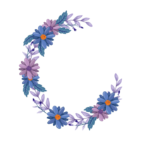 viola fiore preparativi con acquerello stile png