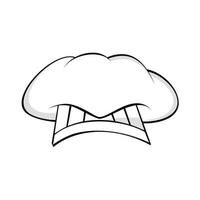 Amazing chef hat in line art Image graphic icon logo design abstract concept vector stock. Can be used as a symbol related to food or chef