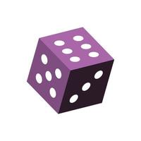 Dice icon vector design templates