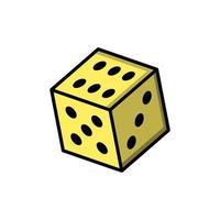 Dice icon vector design templates