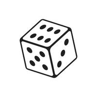 Dice icon vector design templates