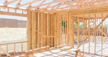 Custom Kitchen Wood Construction Framing Transitioning to Completed Build video