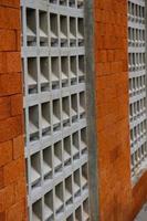 The arrangement of the bricks arranged in such a way forms a very beautiful building photo