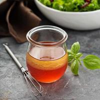 Homemade vinaigrette with raspberry photo