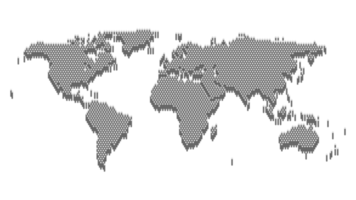 modèle de carte du monde avec les continents, l'amérique du nord et du sud, l'europe et l'asie, l'afrique et l'australie png