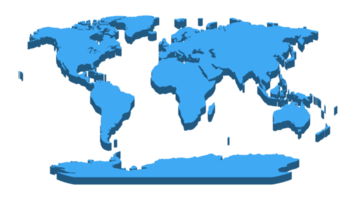 modelo de mapa-múndi com continentes, américa do norte e do sul, europa e ásia, áfrica e austrália png