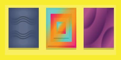 Vector illustration of bright and dull color abstract pattern background