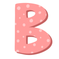 Rosa Valentinstag-Alphabet png