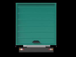 Cargo van Delivery Truck Isolated 3d illustration photo