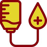 Blood Donation Vector Icon Design