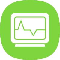 Heart Monitoring Vector Icon Design