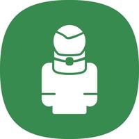 Broken Neck Vector Icon Design