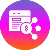 Web Affiliate Marketing Vector Icon Design