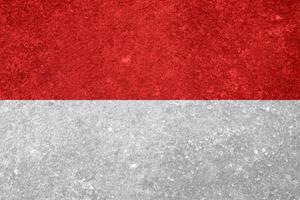 textura de bandera indonesia como fondo foto